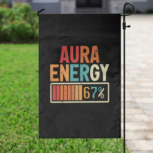 Funny Aura Energy At 67 Garden Flag Six Seven Meme Gen Alpha Slang TS11 Print Your Wear