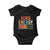 Funny Aura Energy At 67 Baby Onesie Six Seven Meme Gen Alpha Slang TS11 Black Print Your Wear