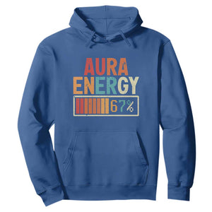 Funny Aura Energy At 67 Hoodie Six Seven Meme Gen Alpha Slang TS11 Royal Blue Print Your Wear