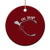 Funny Thanksgiving Oh Snap Ceramic Ornament Turkey Wishbone TS11 1pc Red Print Your Wear