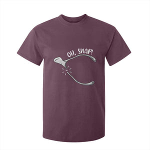 Funny Thanksgiving Oh Snap T Shirt For Kid Turkey Wishbone TS11 Maroon Print Your Wear