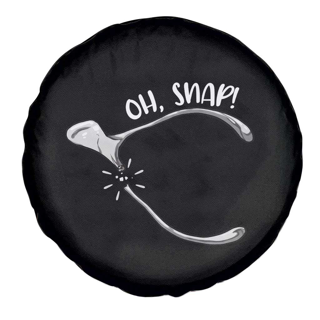 Funny Thanksgiving Oh Snap Spare Tire Cover Turkey Wishbone TS11 Print Your Wear