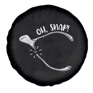 Funny Thanksgiving Oh Snap Spare Tire Cover Turkey Wishbone TS11 Print Your Wear