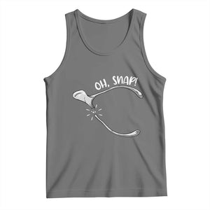 Funny Thanksgiving Oh Snap Tank Top Turkey Wishbone TS11 Black Heather Print Your Wear