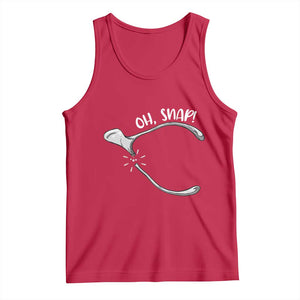 Funny Thanksgiving Oh Snap Tank Top Turkey Wishbone TS11 Red Print Your Wear