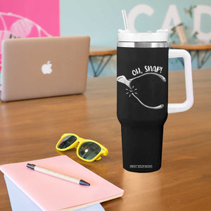 Funny Thanksgiving Oh Snap Tumbler With Handle Turkey Wishbone TS11 Print Your Wear
