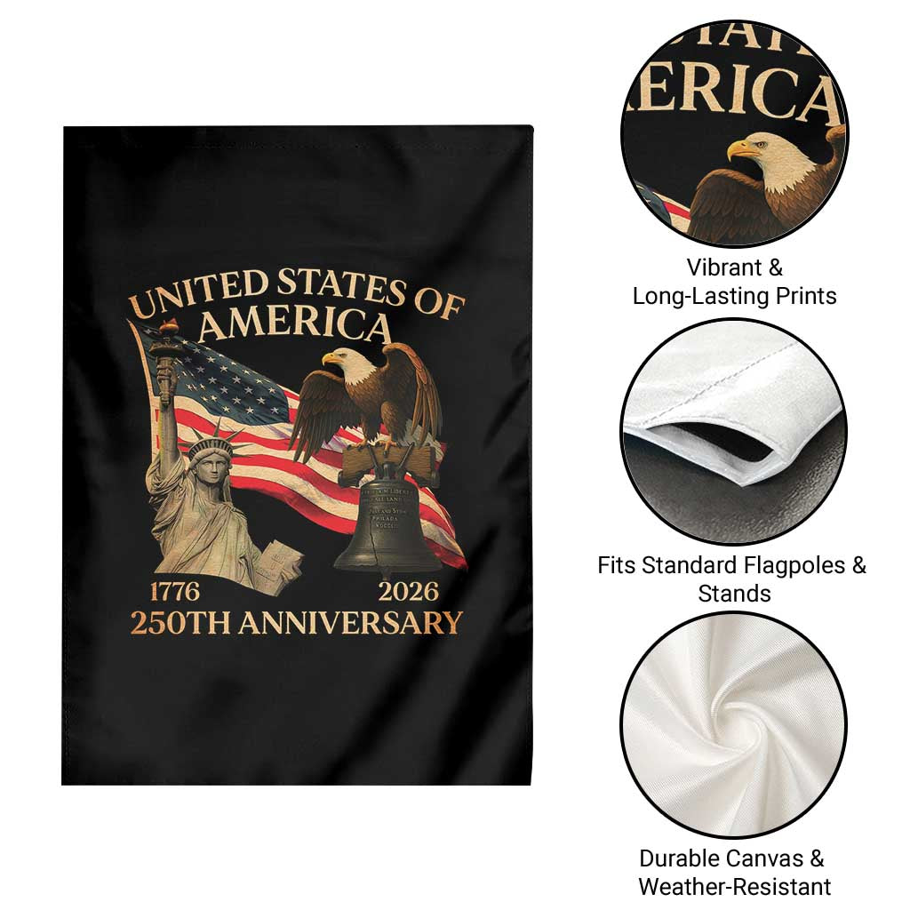 America's 250th Anniversary Garden Flag United States Of America 250th Independence Day Freedom TS11 Print Your Wear