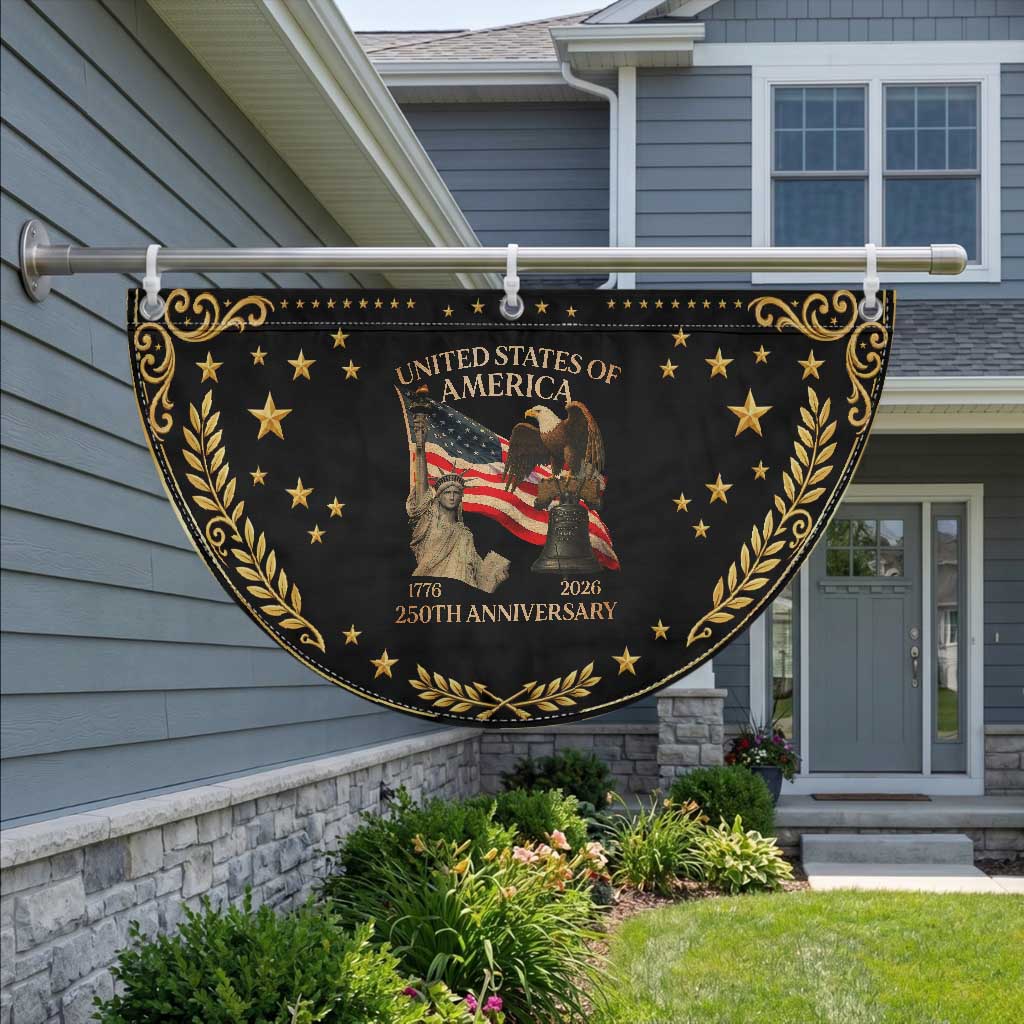 America's 250th Anniversary Patriotic Fan Flag United States Of America 250th Independence Day Freedom