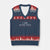 Funny I Am Aunt Tifa V-Neck Knit Sweater Vest Political Satire Stars And Stripes TS11 Navy Red Print Your Wear