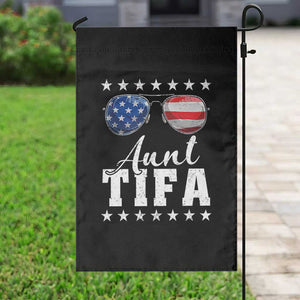 Funny Aunt Tifa Garden Flag Political Satire American Flag Sunglasses TS11 Print Your Wear