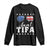 Funny Aunt Tifa Long Sleeve Shirt Political Satire American Flag Sunglasses TS11 Black Print Your Wear