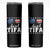 Funny Aunt Tifa Skinny Tumbler Political Satire American Flag Sunglasses TS11 Black Print Your Wear