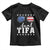 Funny Aunt Tifa Toddler T Shirt Political Satire American Flag Sunglasses TS11 Black Print Your Wear