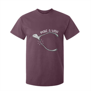 Funny Thanksgiving Turkey Wishbone T Shirt For Kid Make A Wish Chicken Turkey TS11 Maroon Print Your Wear