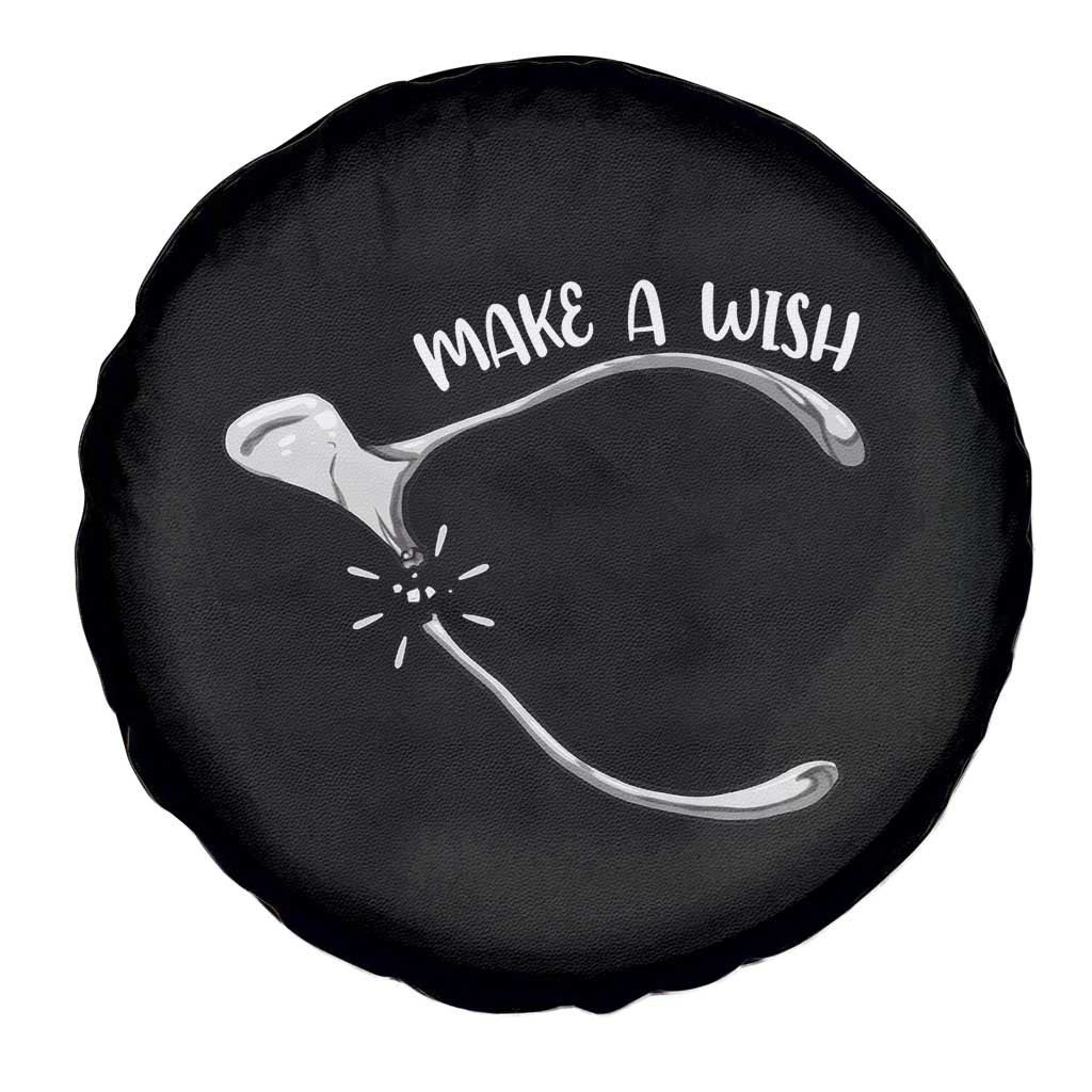 Funny Thanksgiving Turkey Wishbone Spare Tire Cover Make A Wish Chicken Turkey TS11 Print Your Wear