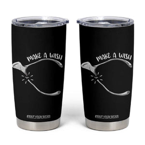 Funny Thanksgiving Turkey Wishbone Tumbler Cup Make A Wish Chicken Turkey TS11 Black Print Your Wear