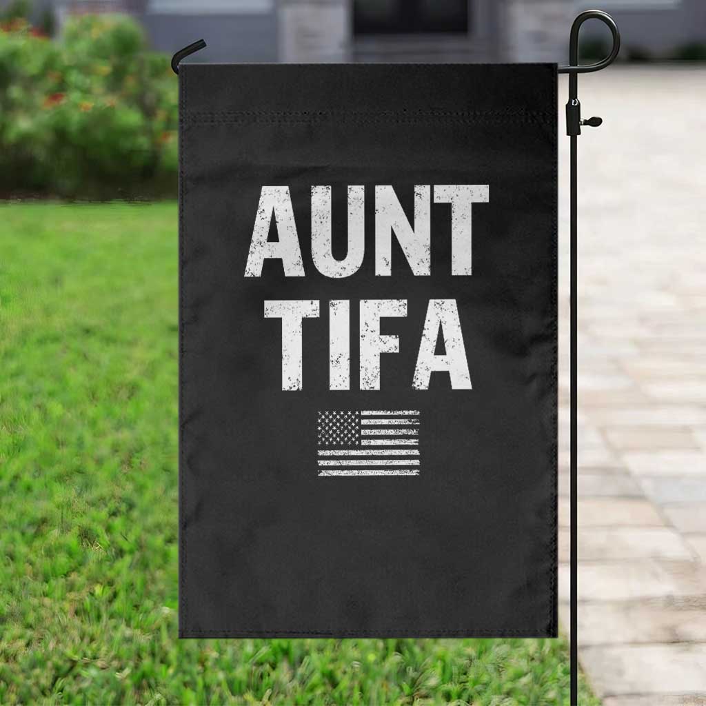 Funny Aunt Tifa Garden Flag Political Satire Vintage American Flag TS11 Print Your Wear