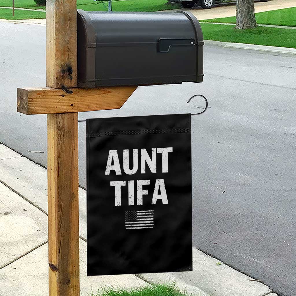 Funny Aunt Tifa Garden Flag Political Satire Vintage American Flag TS11 Print Your Wear