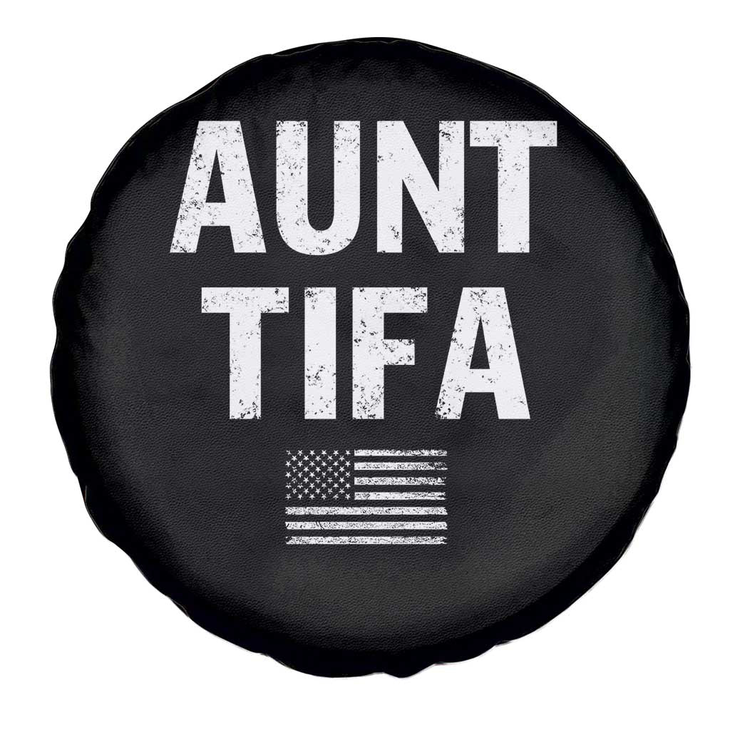 Funny Aunt Tifa Spare Tire Cover Political Satire Vintage American Flag TS11 Print Your Wear