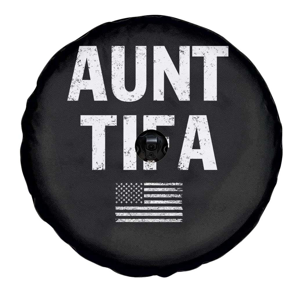 Funny Aunt Tifa Spare Tire Cover Political Satire Vintage American Flag TS11 Print Your Wear