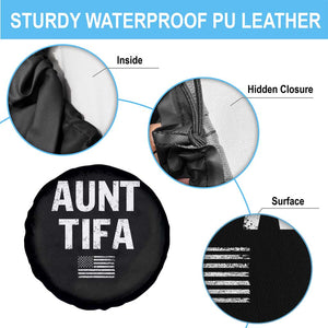 Funny Aunt Tifa Spare Tire Cover Political Satire Vintage American Flag TS11 Print Your Wear