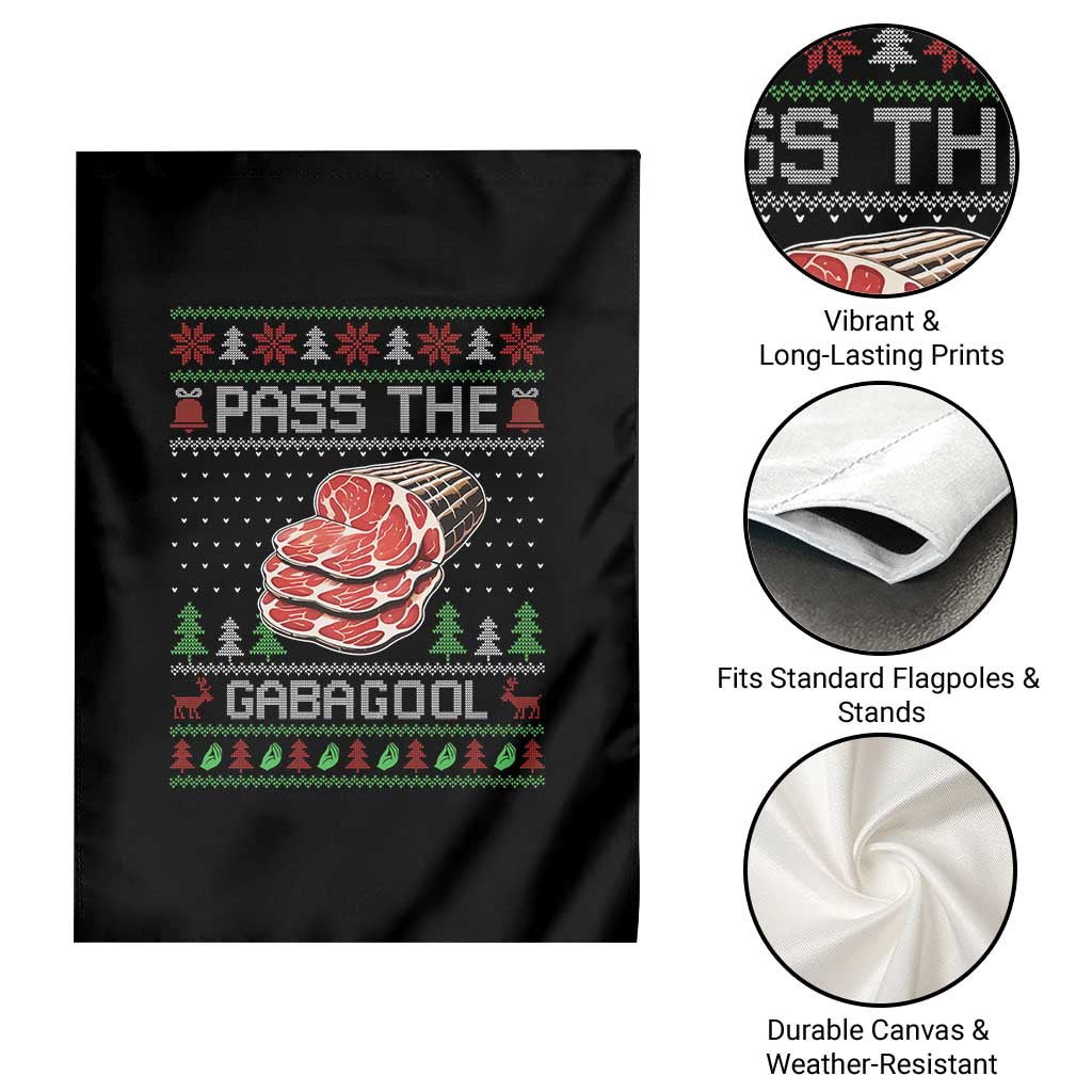 Funny Pass The Gabagool Christmas Garden Flag Italian Food TS11 Print Your Wear