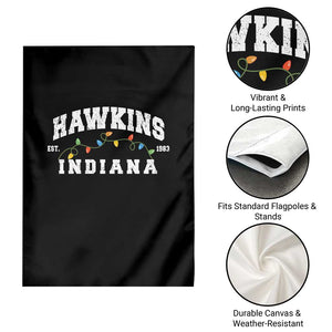 Funny Stranger Christmas Garden Flag Hawkins Xmas Lights TS11 Print Your Wear