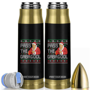 Funny Pass The Gabagool Christmas Bullet Tumbler Italian Food Xmas Mafia Gangster Movie TS11 Black Print Your Wear