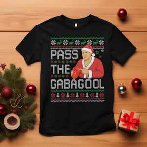 Funny Pass The Gabagool Christmas T Shirt Italian Food Xmas Mafia Gangster Movie TS11 Black Print Your Wear