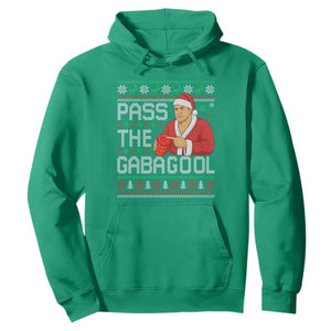 Funny Pass The Gabagool Christmas Hoodie Italian Food Xmas Mafia Gangster Movie TS11 Irish Green Print Your Wear