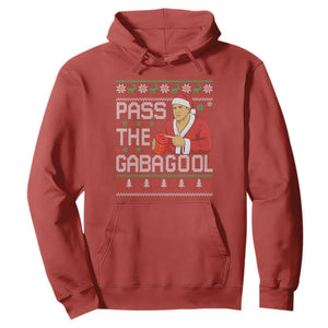 Funny Pass The Gabagool Christmas Hoodie Italian Food Xmas Mafia Gangster Movie TS11 Red Print Your Wear