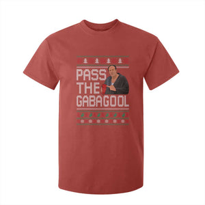 Funny Pass The Gabagool Christmas T Shirt For Kid Italian Food Xmas Mafia Movie TS11 Red Print Your Wear