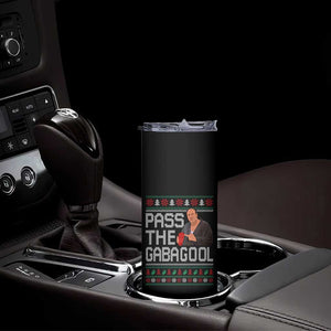 Funny Pass The Gabagool Christmas Skinny Tumbler Italian Food Xmas Mafia Movie TS11 Print Your Wear