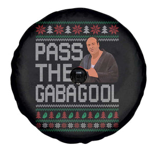 Funny Pass The Gabagool Christmas Spare Tire Cover Italian Food Xmas Mafia Movie TS11 Print Your Wear