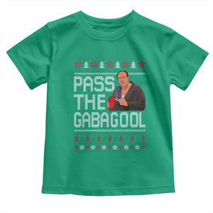 Funny Pass The Gabagool Christmas Toddler T Shirt Italian Food Xmas Mafia Movie TS11 Irish Green Print Your Wear