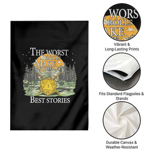 Not All Those Who Wander Are Lost Nevermind Garden Flag Funny RPG Parody Gamer TS11 Print Your Wear