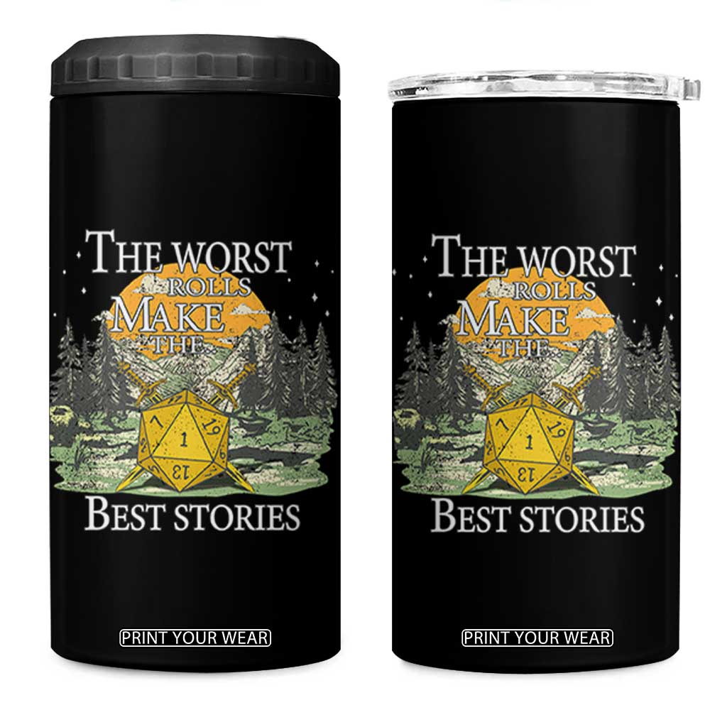 Not All Those Who Wander Are Lost Nevermind 4 in 1 Can Cooler Tumbler Funny RPG Parody Gamer TS11 One Size: 16 oz Black Print Your Wear