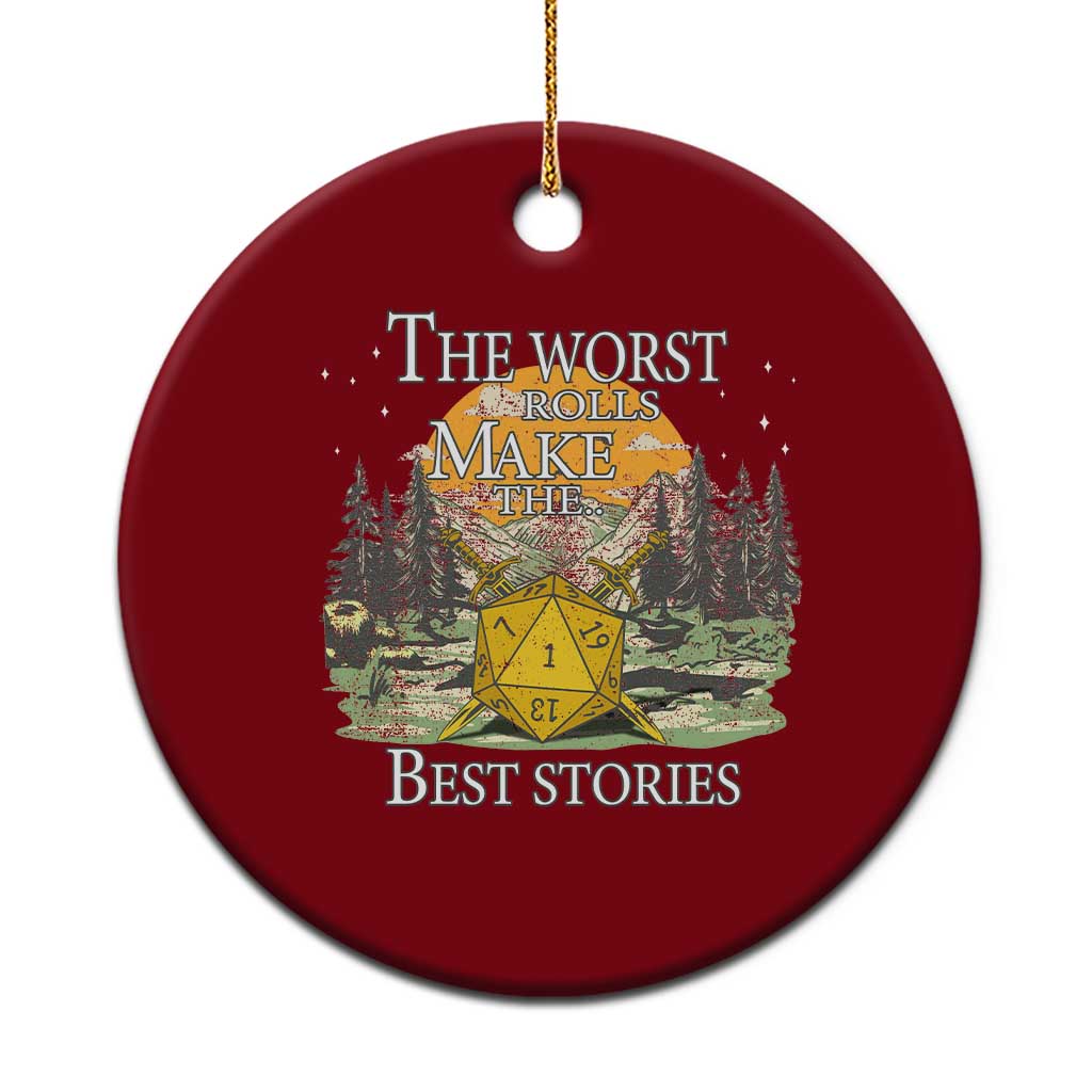 Not All Those Who Wander Are Lost Nevermind Ceramic Ornament Funny RPG Parody Gamer TS11 1pc Red Print Your Wear