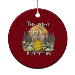 Not All Those Who Wander Are Lost Nevermind Ceramic Ornament Funny RPG Parody Gamer TS11 1pc Red Print Your Wear
