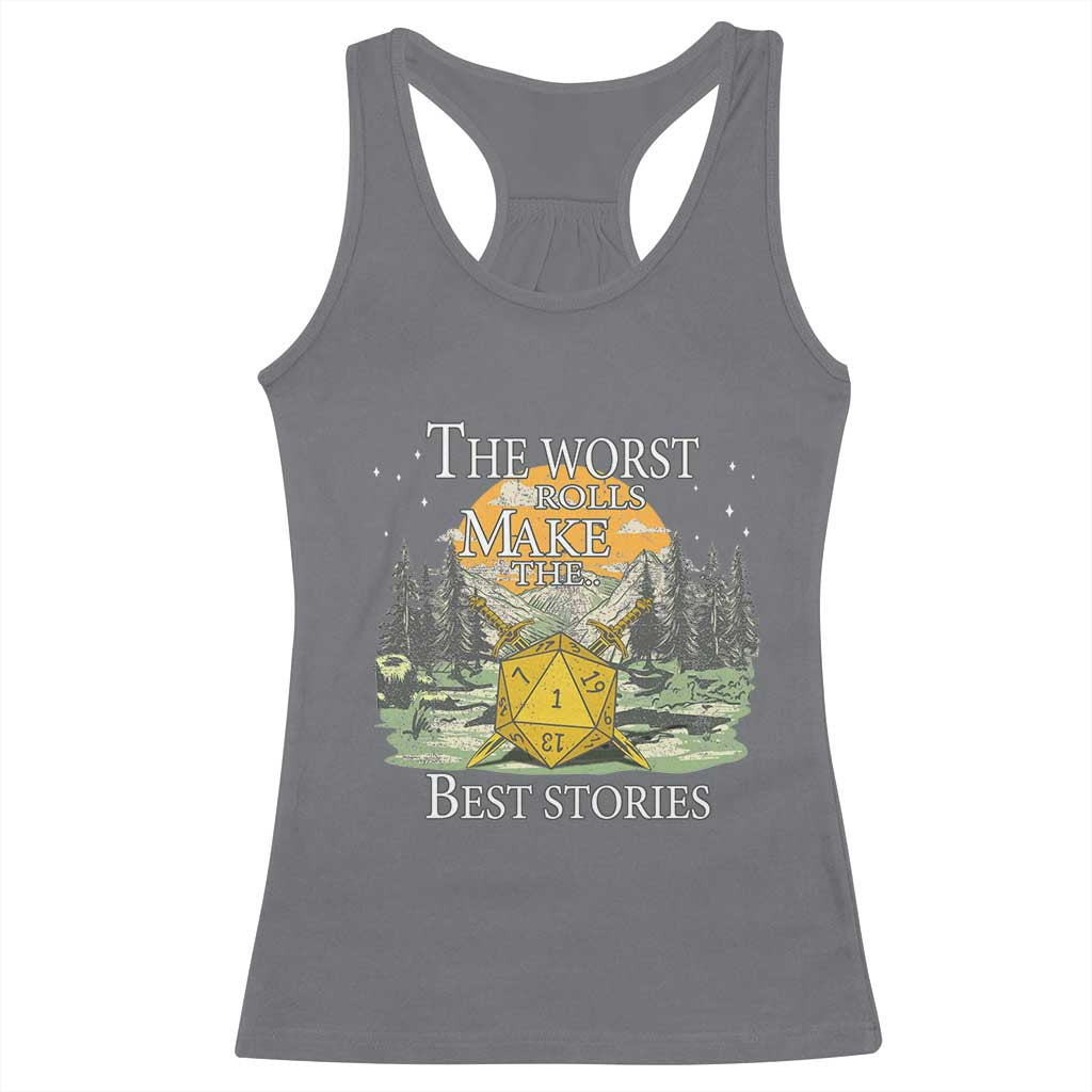 Not All Those Who Wander Are Lost Nevermind Racerback Tank Top Funny RPG Parody Gamer TS11 Charcoal Print Your Wear