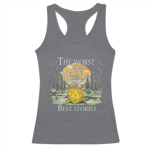 Not All Those Who Wander Are Lost Nevermind Racerback Tank Top Funny RPG Parody Gamer TS11 Charcoal Print Your Wear
