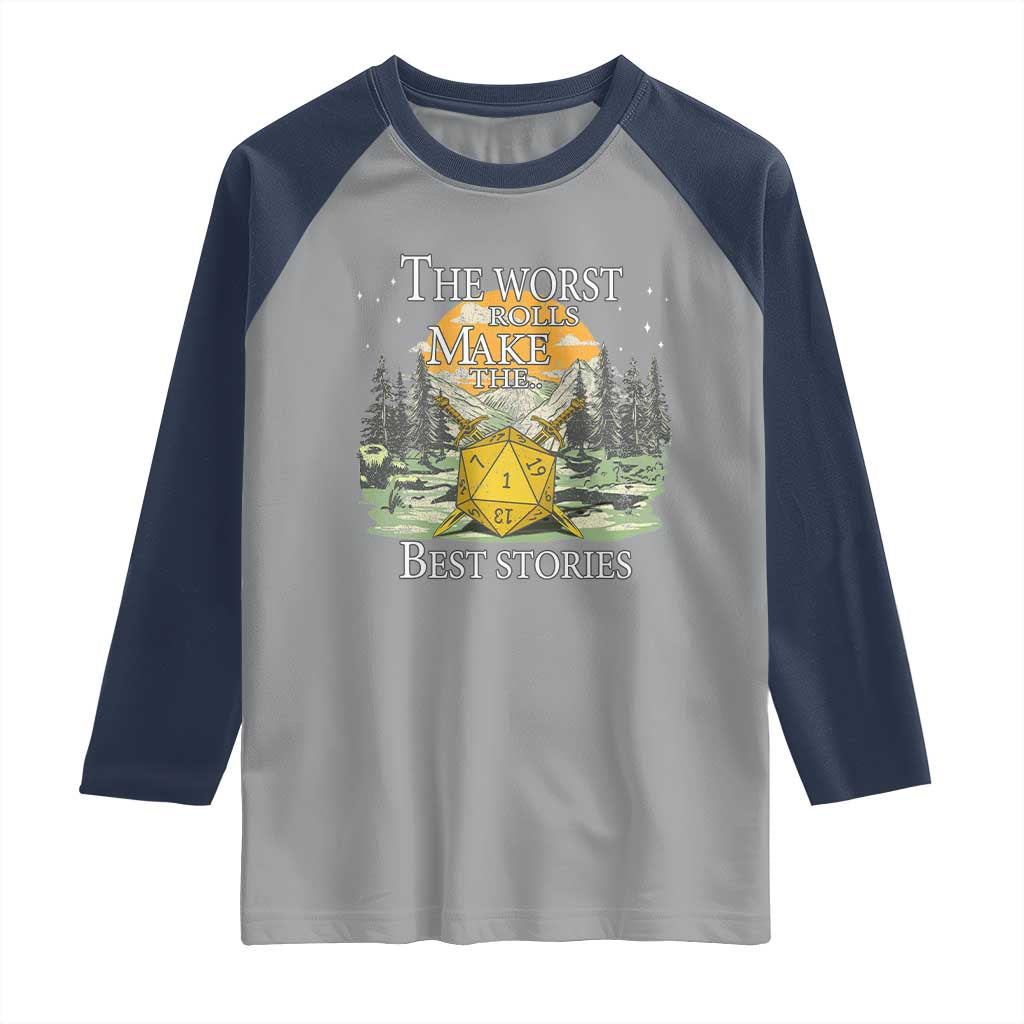 Not All Those Who Wander Are Lost Nevermind Raglan Shirt Funny RPG Parody Gamer TS11 Sport Gray Navy Print Your Wear