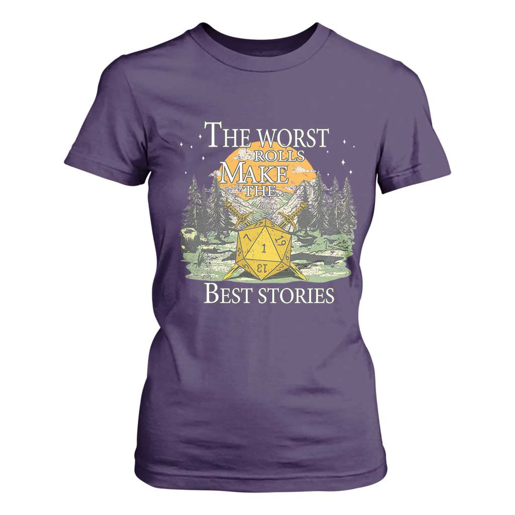 Not All Those Who Wander Are Lost Nevermind T Shirt For Women Funny RPG Parody Gamer TS11 Purple Print Your Wear