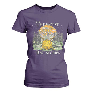 Not All Those Who Wander Are Lost Nevermind T Shirt For Women Funny RPG Parody Gamer TS11 Purple Print Your Wear