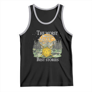 Not All Those Who Wander Are Lost Nevermind Tank Top Funny RPG Parody Gamer TS11 Black Athletic Heather Print Your Wear