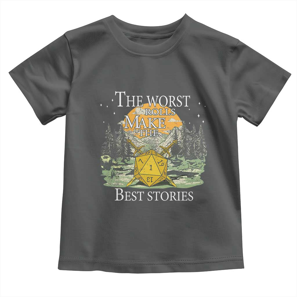 Not All Those Who Wander Are Lost Nevermind Toddler T Shirt Funny RPG Parody Gamer TS11 Dark Heather Print Your Wear