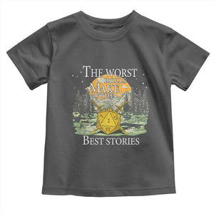 Not All Those Who Wander Are Lost Nevermind Toddler T Shirt Funny RPG Parody Gamer TS11 Dark Heather Print Your Wear