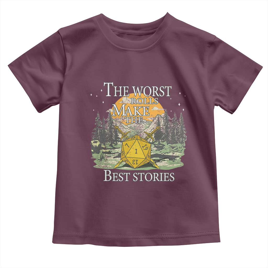 Not All Those Who Wander Are Lost Nevermind Toddler T Shirt Funny RPG Parody Gamer TS11 Maroon Print Your Wear