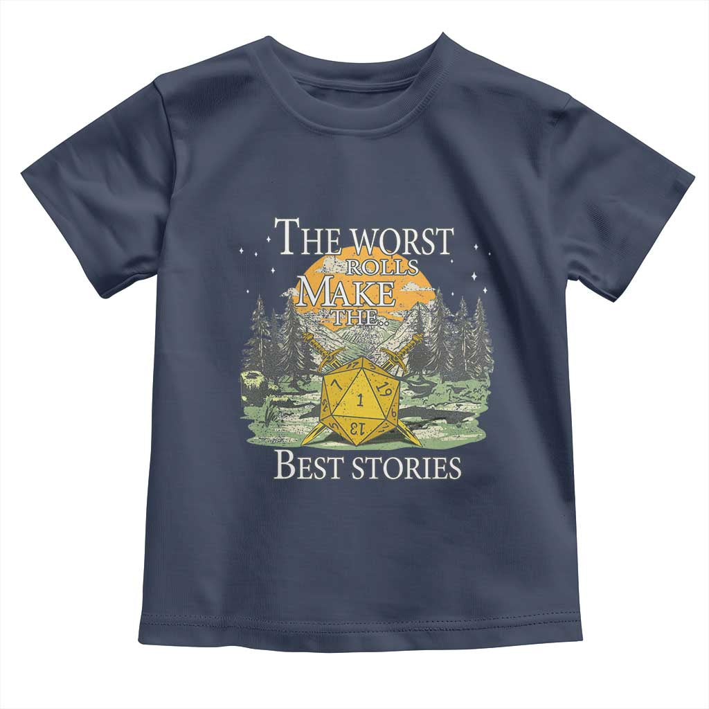 Not All Those Who Wander Are Lost Nevermind Toddler T Shirt Funny RPG Parody Gamer TS11 Navy Print Your Wear