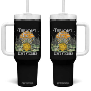 Not All Those Who Wander Are Lost Nevermind Tumbler With Handle Funny RPG Parody Gamer TS11 One Size: 40 oz Black Print Your Wear